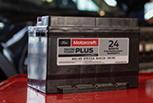 Motorcraft® Tested Tough® PLUS Batteries, $119.95 MSRP, or redeem 24,000 FordPass® Rewards Points. *