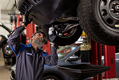 The Works®* synthetic blend oil change and more.